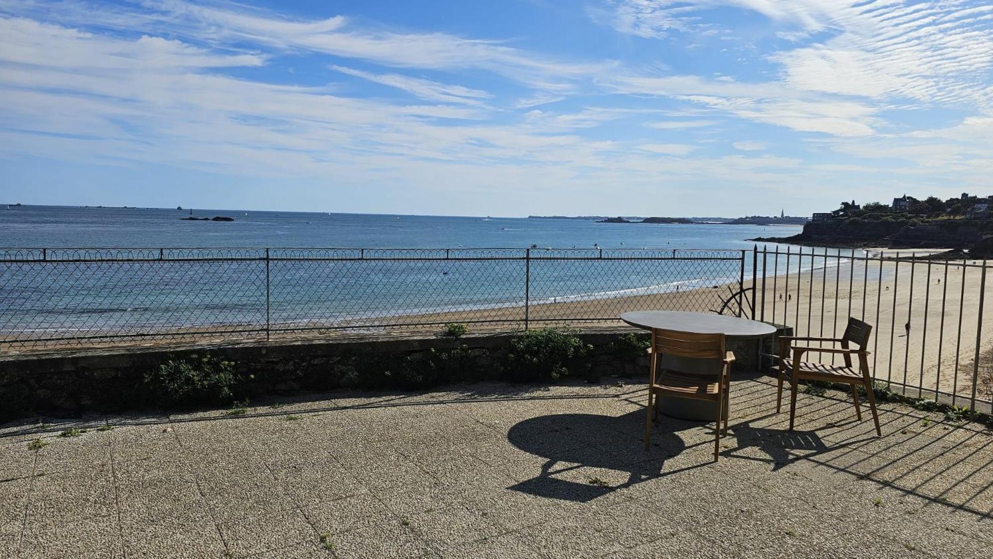 Vue Pleine Mer A La Perle Marine - La Terrasse Ντινάρ Εξωτερικό φωτογραφία